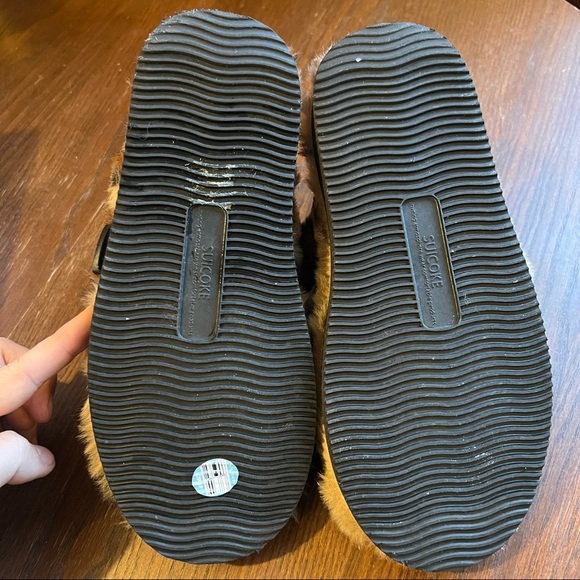 Alanui x Suicoke Furry Leopard Slides - Picture 5 of 6